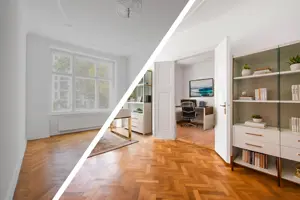 Vorher/Nachher mit AI Staging